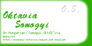 oktavia somogyi business card